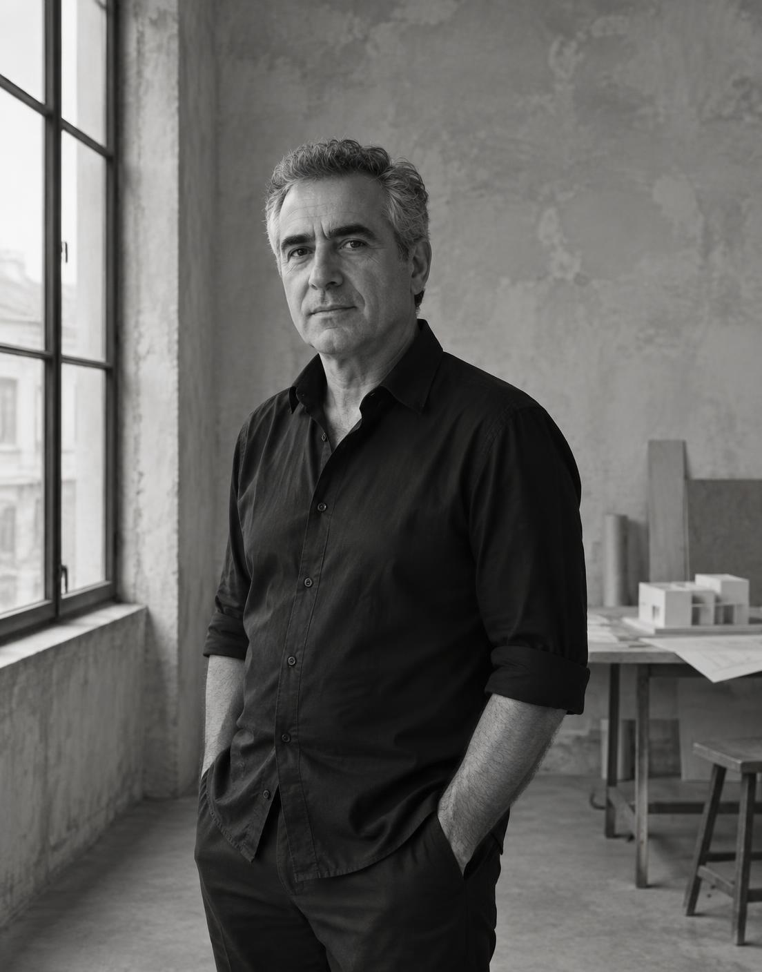 Silverio Pujalte, fundador de Pro-Silver, en el estudio de Murcia